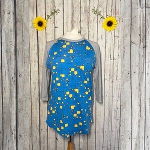 LULAROE like new long sleeve blue top size…